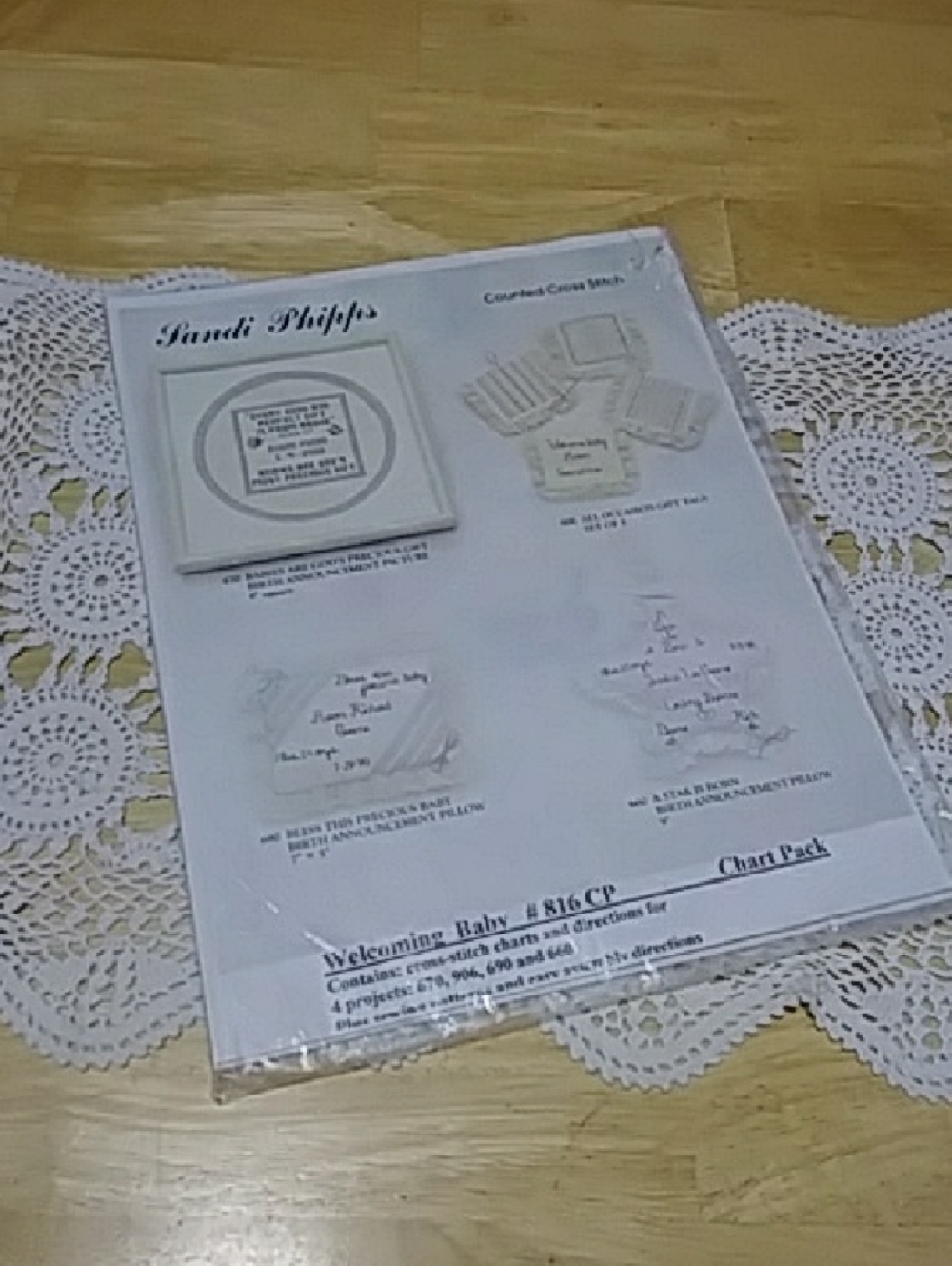 Sandi Phipps Counted Cross Stitch chart pack